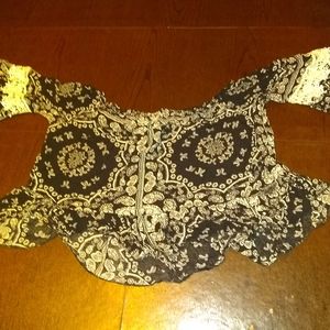 Cow girl legend crop top